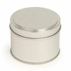 Kruidenblik rond - Zilver - 61 x 48 mm