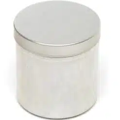 Kruidenblik rond - Zilver - 76 x 82 mm