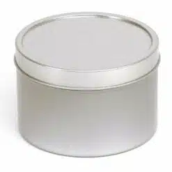 Kruidenblik rond - Zilver - 95 x 62 mm