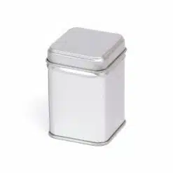 Kruidenblik vierkant - Zilver - 44 x 44 x 63 mm