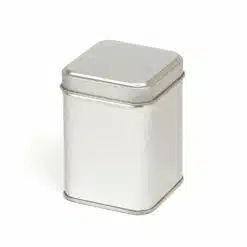 Kruidenblik vierkant - Zilver - 58 x 58 x 80 mm